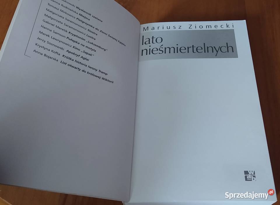 Lato nieśmiertelnych Mariusz Ziomecki Gdańsk