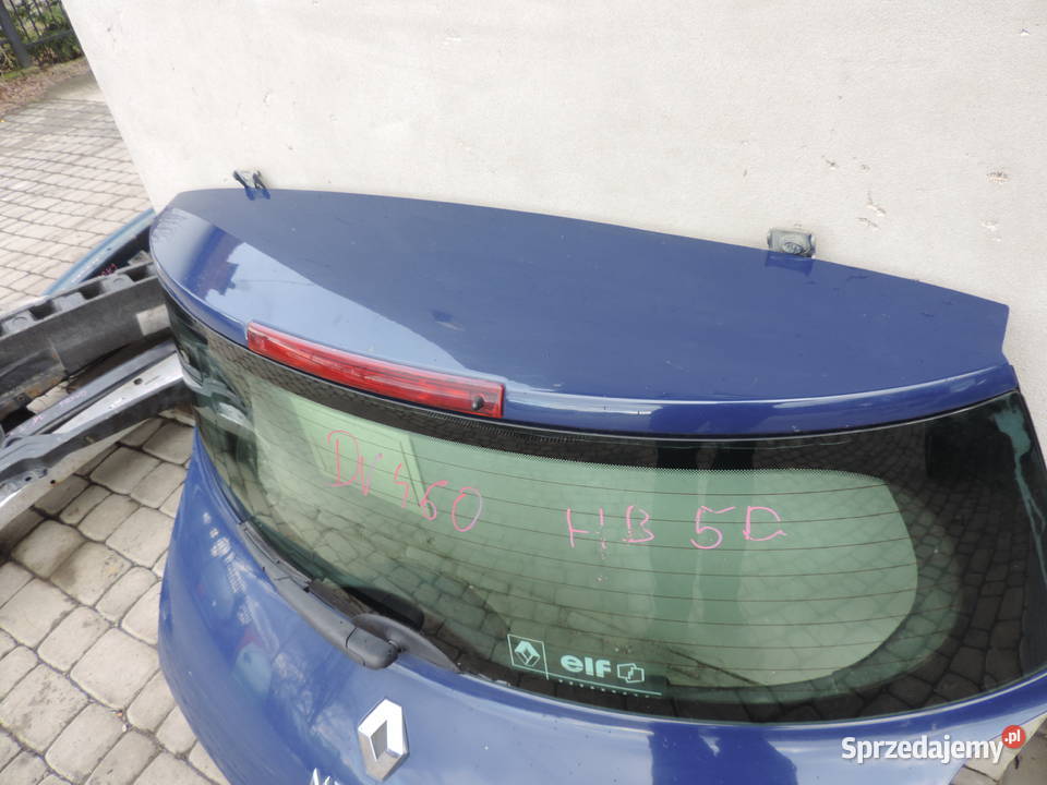 RENAULT MEGANE 2 II HB KLAPA TYLNA BAGAŻNIKA Rok produkcji 2006 Nowy Sącz sprzedam