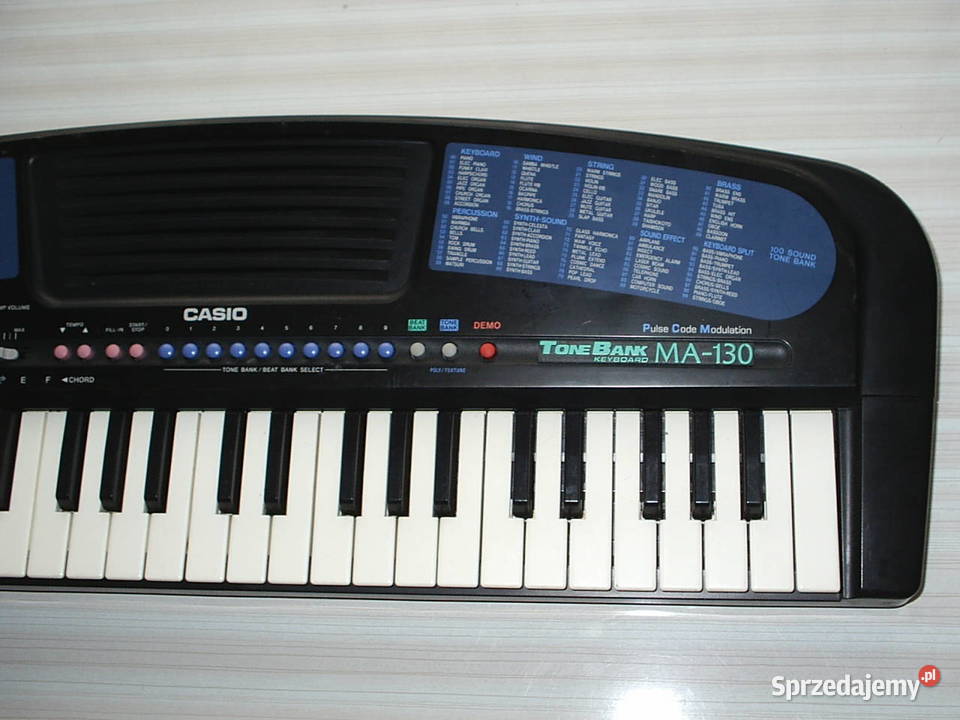 Keyboard dzieci Casio MA130 Kłodzko