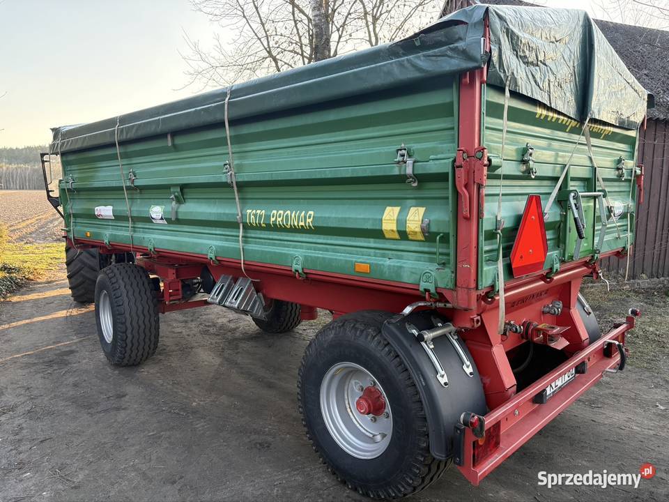 Przyczepa Pronar T672 8 t ładowności Łęka