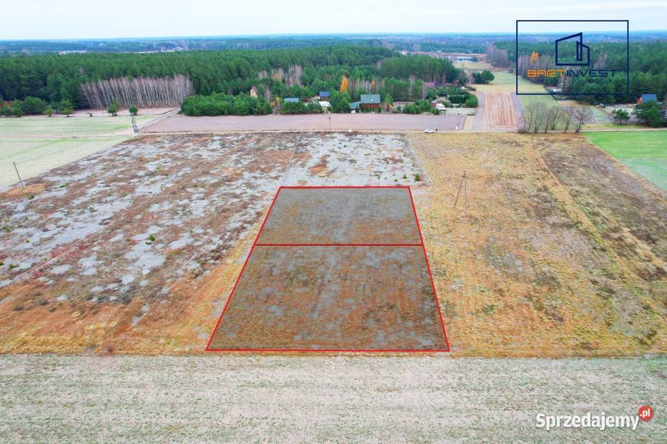 Działki letniskowe 1 jeziora 2 rzeki 1249m2