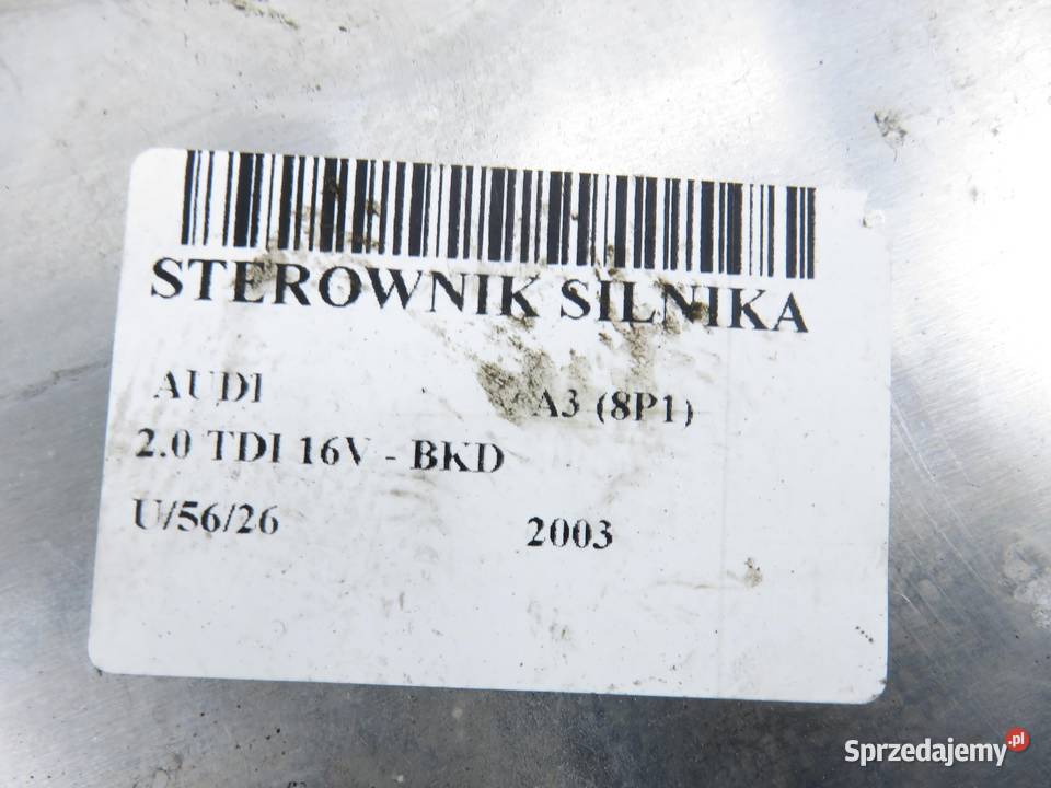 STEROWNIK AUDI A3 8P1 20 TDI PD 16V 140 małopolskie