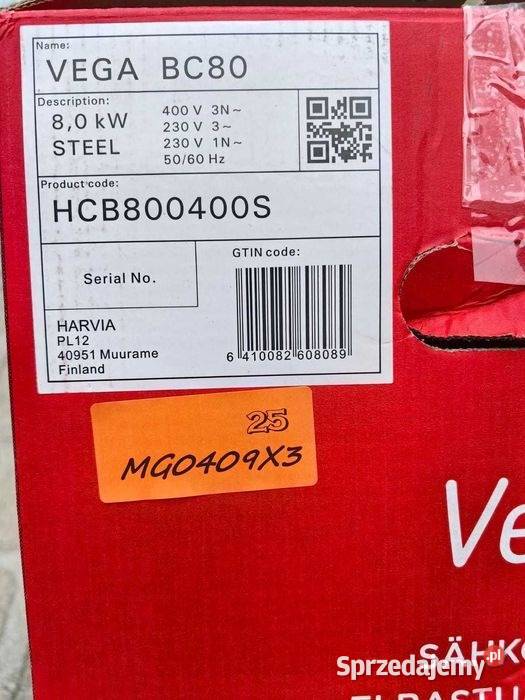 Piec do sauny fińskiej suchej ze sterowaniem Zielona Góra