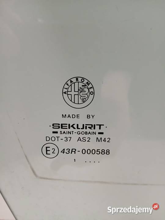 Szyba Drzwi Prawa Przednia Alfa Romeo 147 00 Bralin