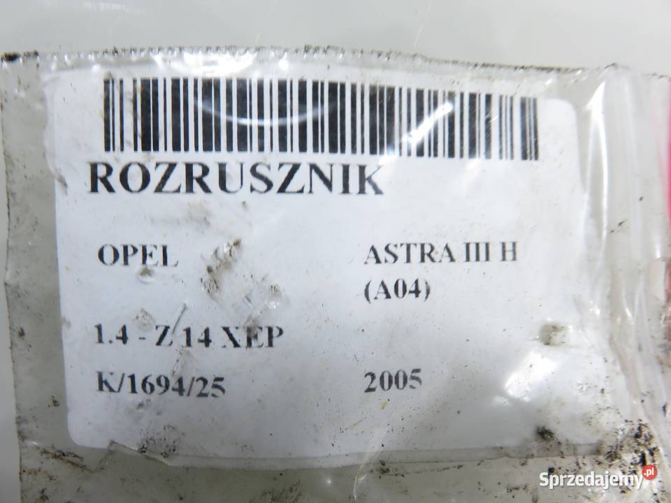 ROZRUSZNIK OPEL ASTRA H 14 D6RA293 osobowe