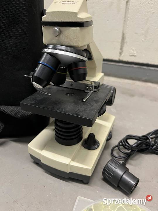Mikroskop Bresser Biolux AL kamera USB zestaw mazowieckie Krzynowłoga Mała
