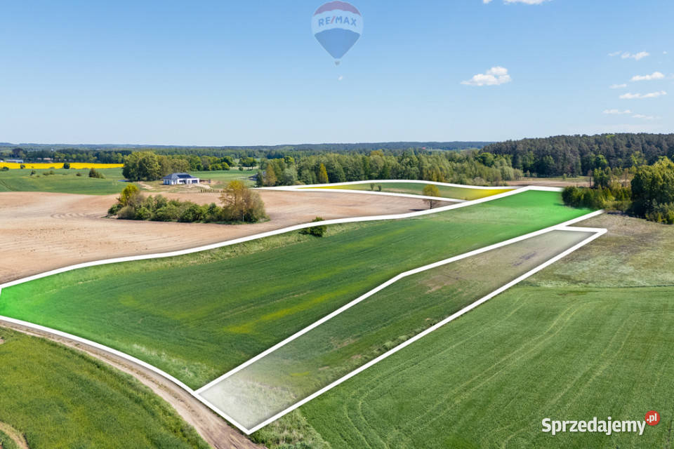 Działka rolno siedliskowa na Mazurach wodociąg Grabowo