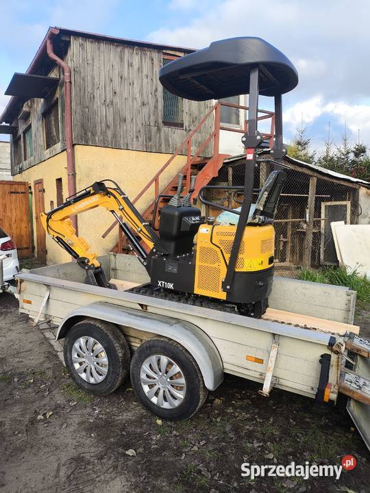 Przyczepa z koparką bez lawety Czersk