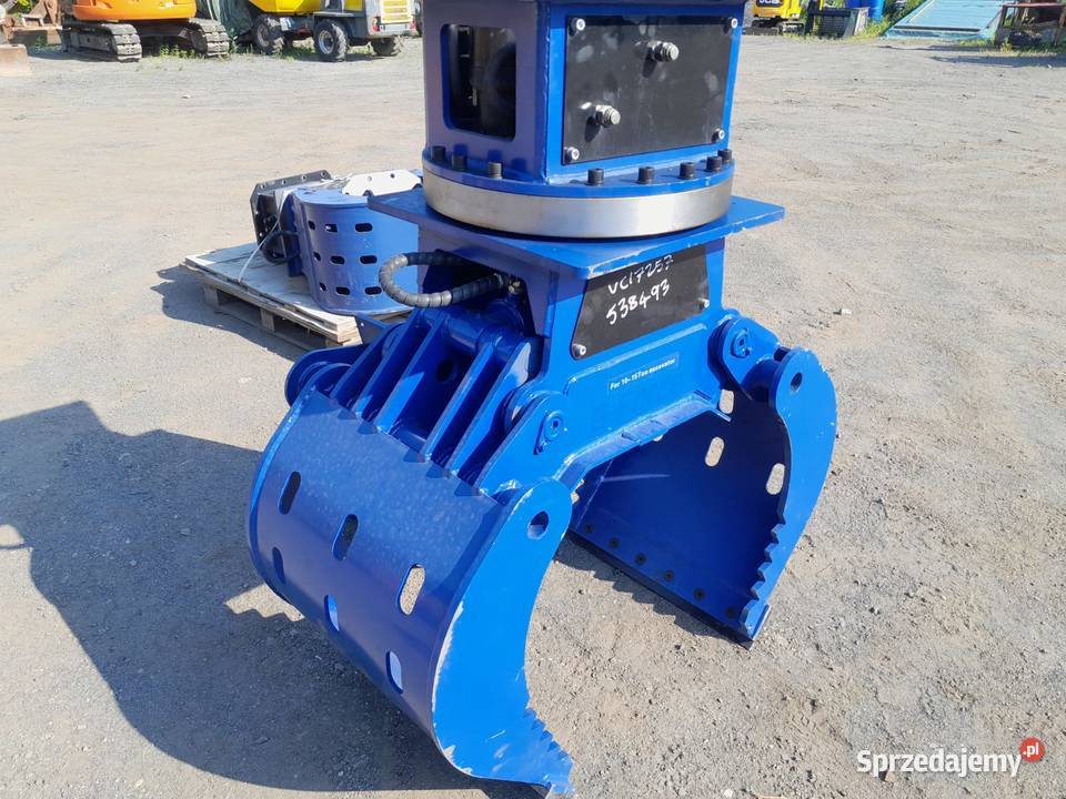 Chwytak hydrauliczny obrotowy wyburzeniowy fi65