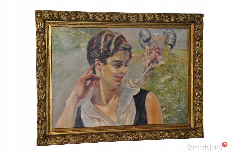 Jacek Malczewski ZALOTY Pałacowy Stary Obraz i Kraków