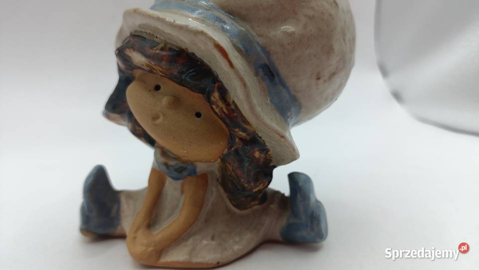 Stara ceramiczna figurka vintage lata 60 te Zamość