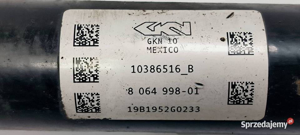 PÓŁOŚ PRAWA TYŁ BMW X4 M F98 8064998 kujawsko-pomorskie Lipno sprzedam