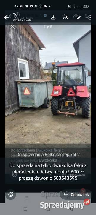 Sprzedam ciągniki rolnicze Farmtrac Escort Napęd 4x4