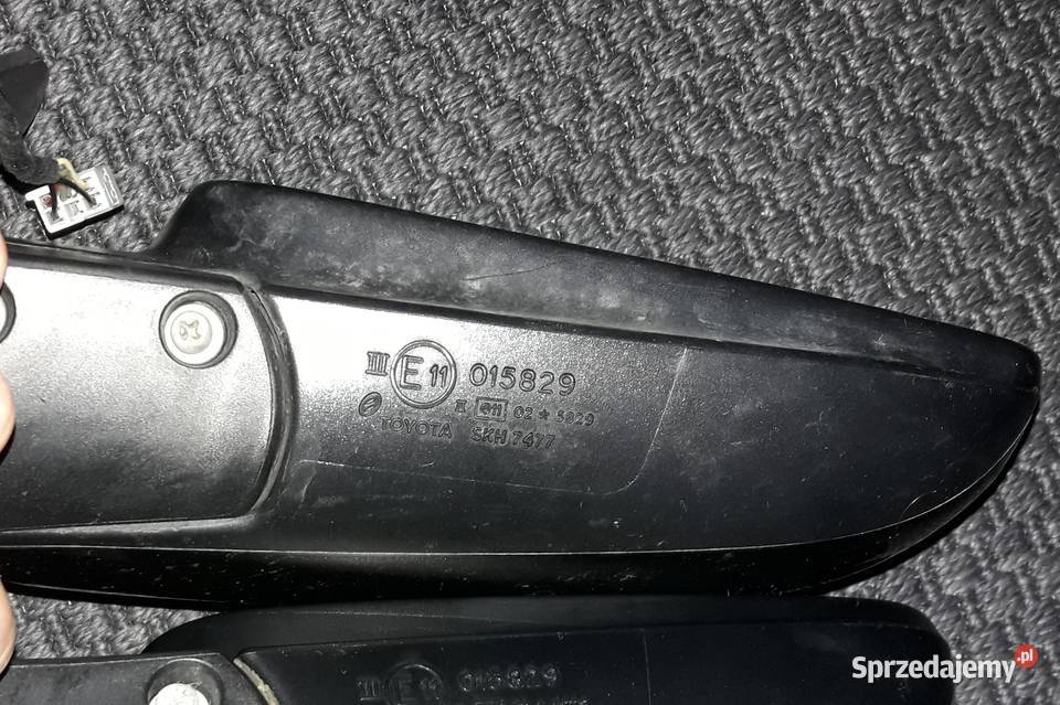 Lusterko prawe toyota corolla E12 polift 5 PIN Łódź