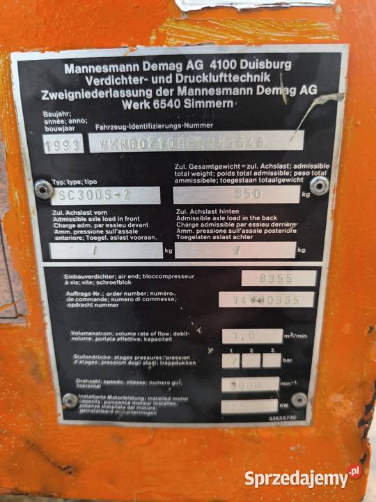 Kompresor srubowy demag sc30ds2 Kalisz