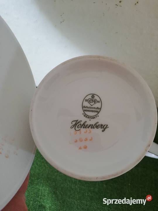 Elegancki biały dzban do herbaty z śitkiem Porcelana i szkło małopolskie Gorlice sprzedam