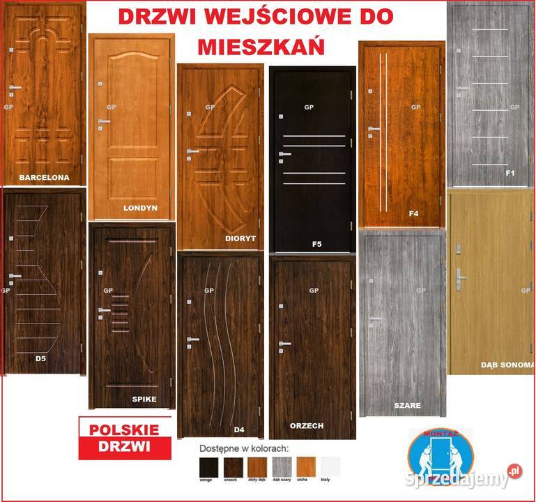 Drzwi zewnętrzne do mieszkania dostępne ręki Dąbrowa Górnicza sprzedam