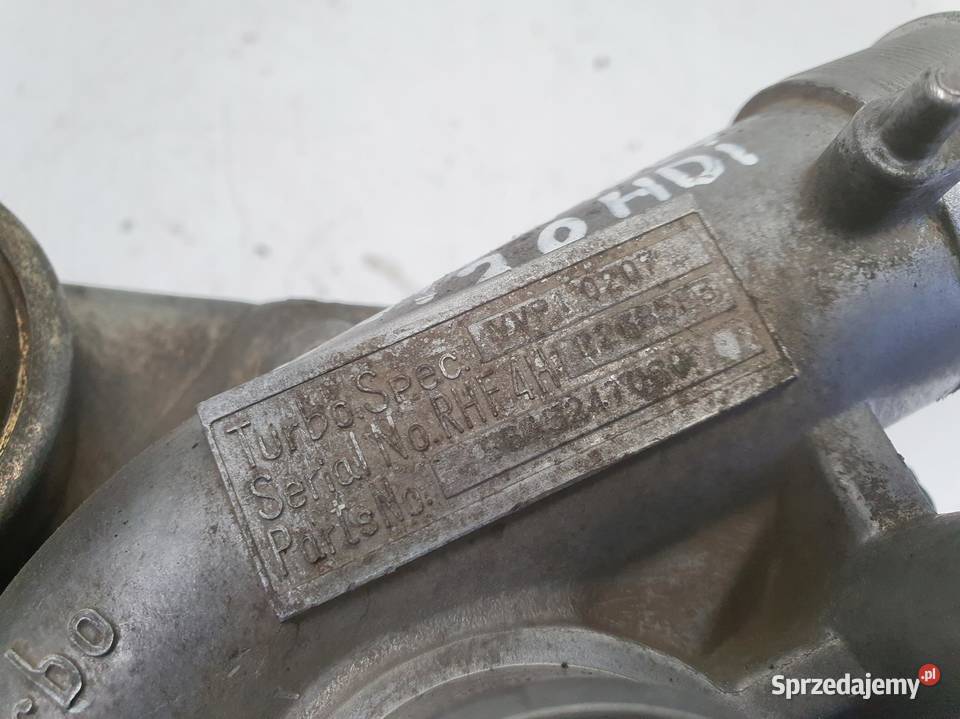 TURBOSPRĘŻARKA Peugeot 307 20 HDI turbo osobowe Chełm