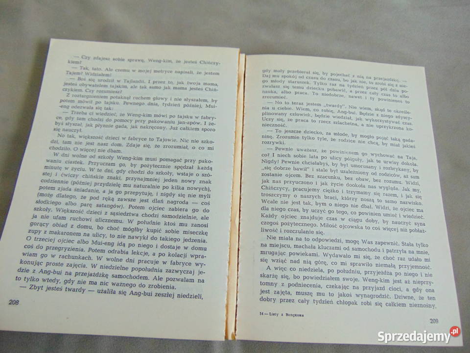 Botan listy z Bnagkoku Rok wydania 1981 Lublin