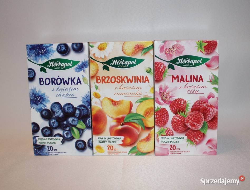 Herbata Herbapol kwiaty polskie borówka Stare Miasto