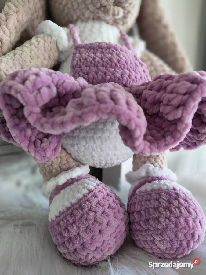 Miś handmade szydełkowy śląskie Łazy sprzedam