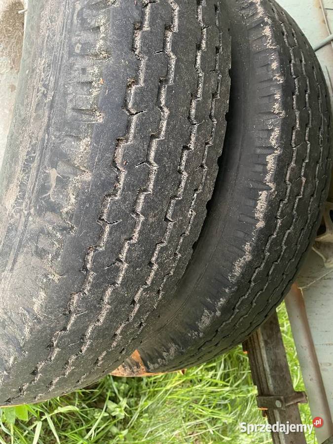 Przyczepa rolnicza mocna jednoosiowa bliźniak Zielona Góra sprzedam