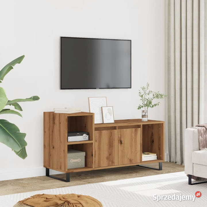 Szafka pod telewizor dąb artisan 100x35x55