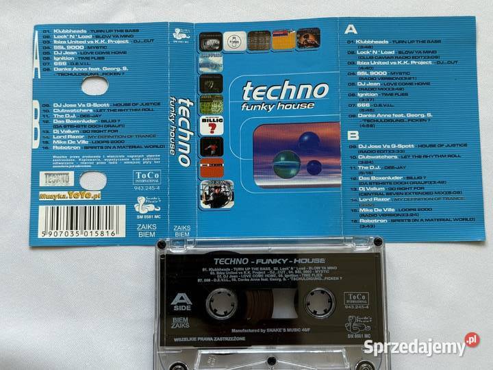 Techno funki housekaseta MC Lublin sprzedam