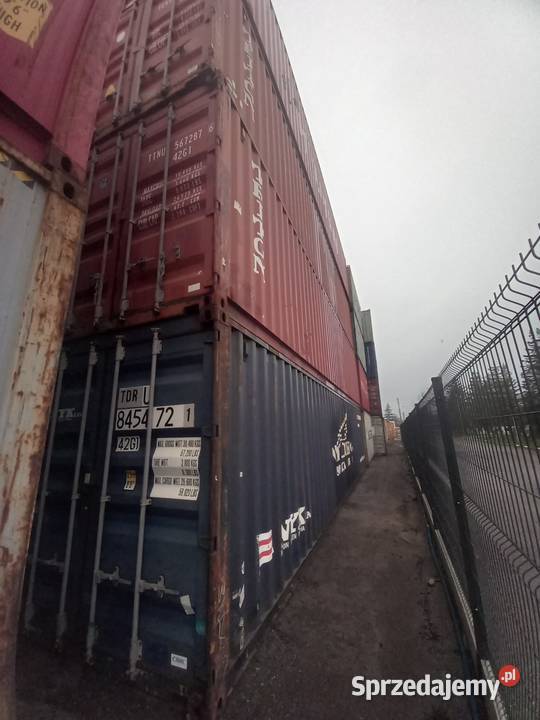 Kontener morski magazynowy budowlany 40 DV Gdańsk
