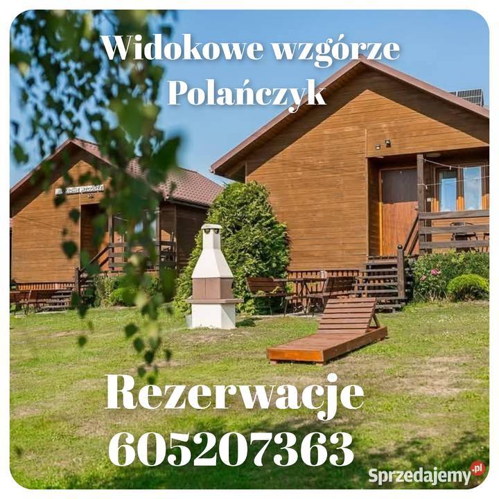 Domki 5 os w Polańczyku Widokowe wzgórze Wynajem Polańczyk