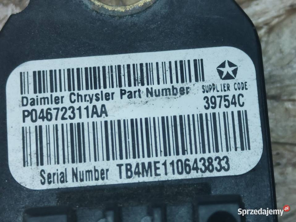 Czujnik Uderzenia Boczny Dodge Caliber Karoseria Pleszew