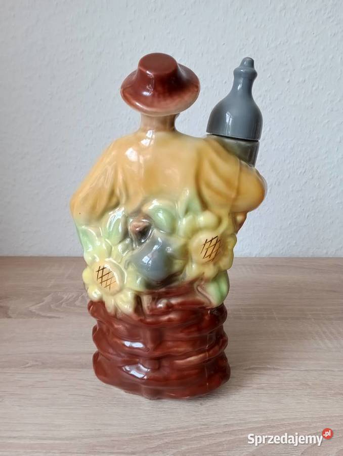 Ukraina Karafka sygnatury Wołyń Połonne Chłopiec Grybów