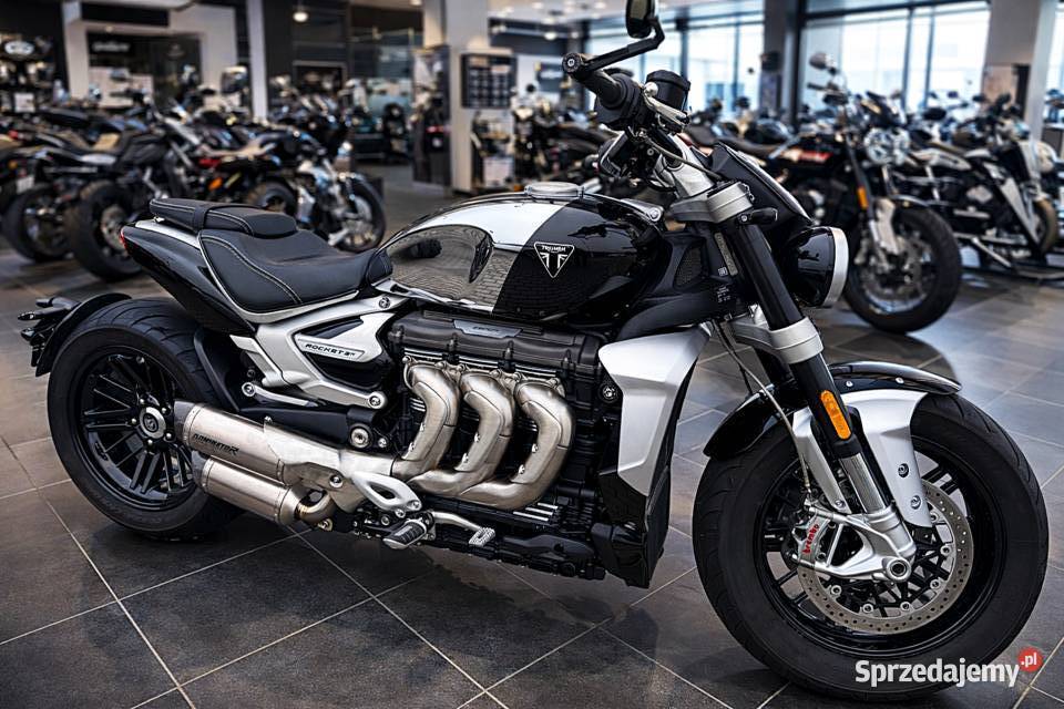 Triumph Rocket 3R Chrome edition I rejestr 2023r nieuszkodzony Gdańsk