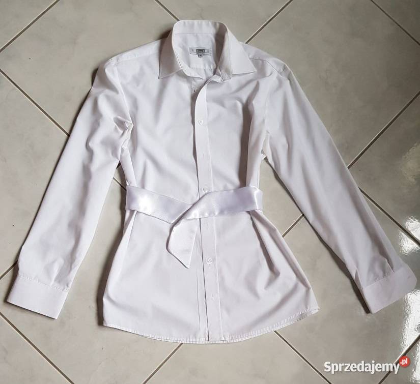 koszula biała z kołnierzykiem damska męska slim świętokrzyskie Kielce