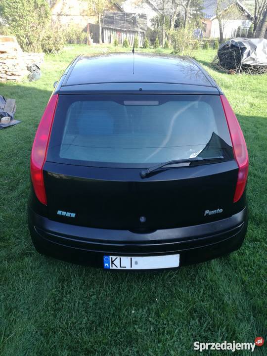 Fiat Punto II 12 czarny radio Limanowa