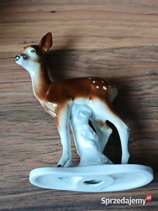 Figurka porcelanowa Sarenka sygnowana Grafenthal Kraków