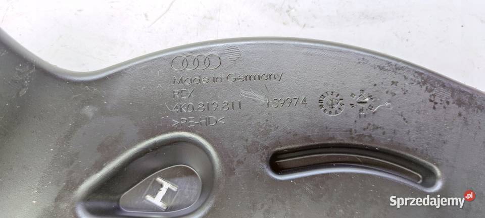 KANAŁ POWIETRZNY TUNEL LEWY AUDI A6 C8 4K0819811 Przystajń