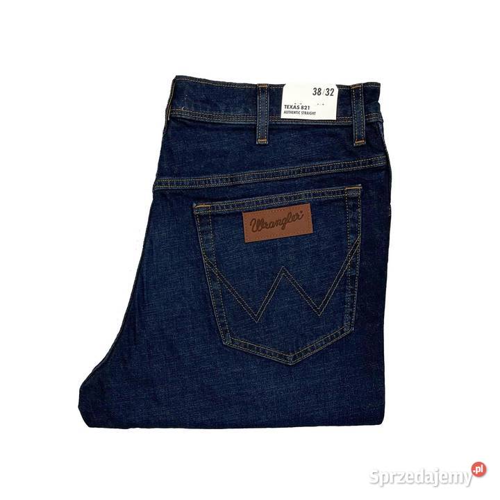 Spodnie męskie Wrangler Texas 821 Midnight Haze Odzież codzienna Białystok