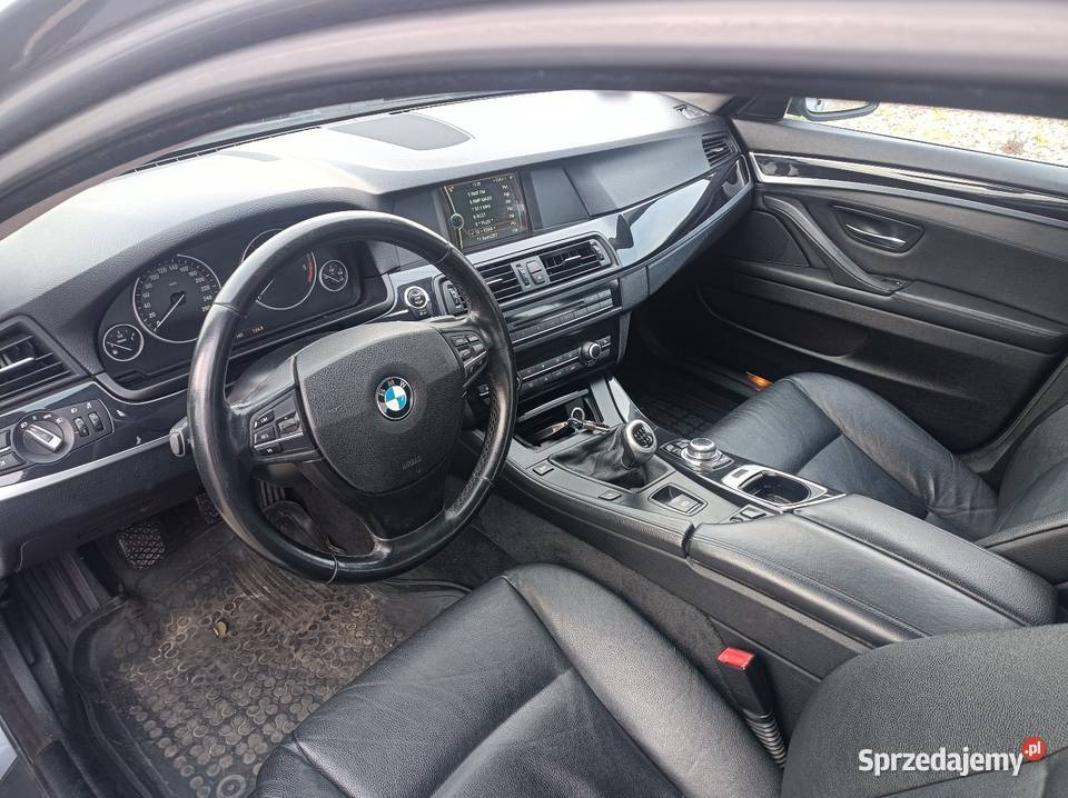 BMW 520d manual skóra zamiana wspomaganie kierownicy