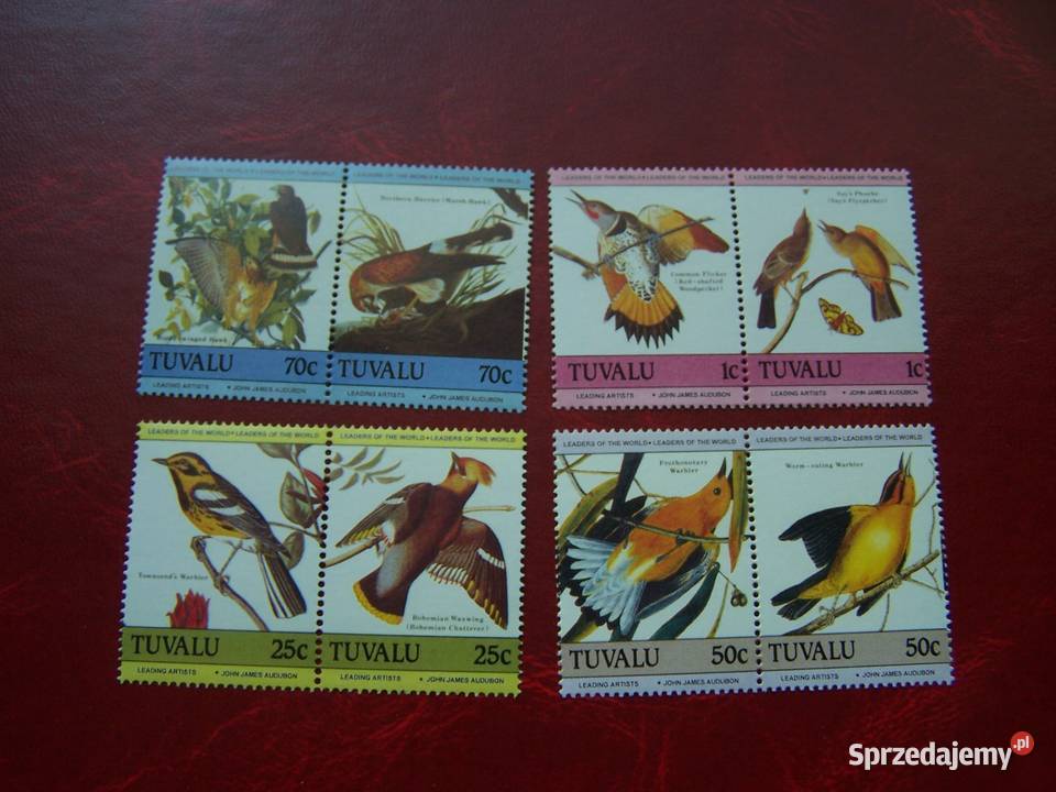 Tuvalu 1985 MNH Fauna Ptaki Audubon Filatelistyka Tychy