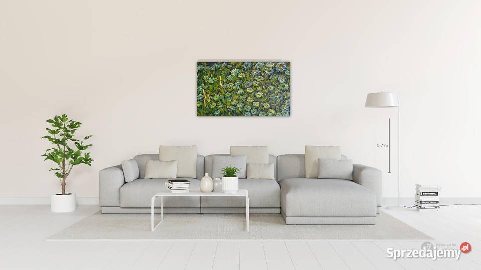 Zielono mi 120x70 Malarstwo Warszawa sprzedam