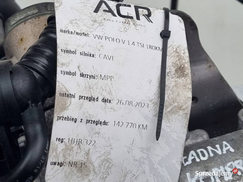 SILNIK Skoda Fabia II RS 14 TSI 180 serwisowany lubelskie Rudka