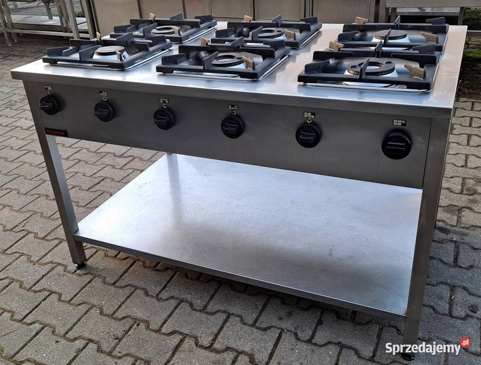 KUCHNIA GAZ 6 PAL KROMET DUŻA MOCNA 42 KW M1286N Nowe Skalmierzyce