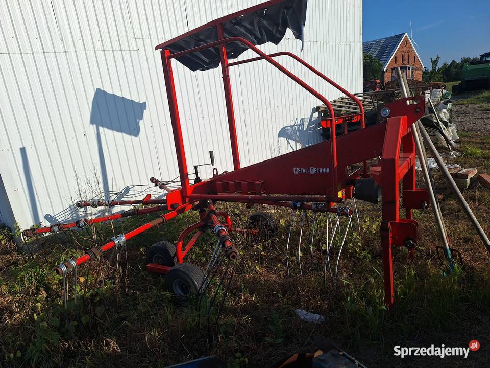 MetalTechnik Zgrabiarka Zgrabiarka Karuzelowa Zgrabiarki i przetrząsacze Kisielice sprzedam