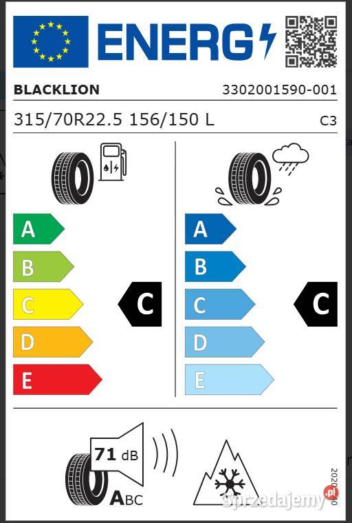 31570 R225 BlackLion BF188 Opony Prowadzące Nowe Zarębki