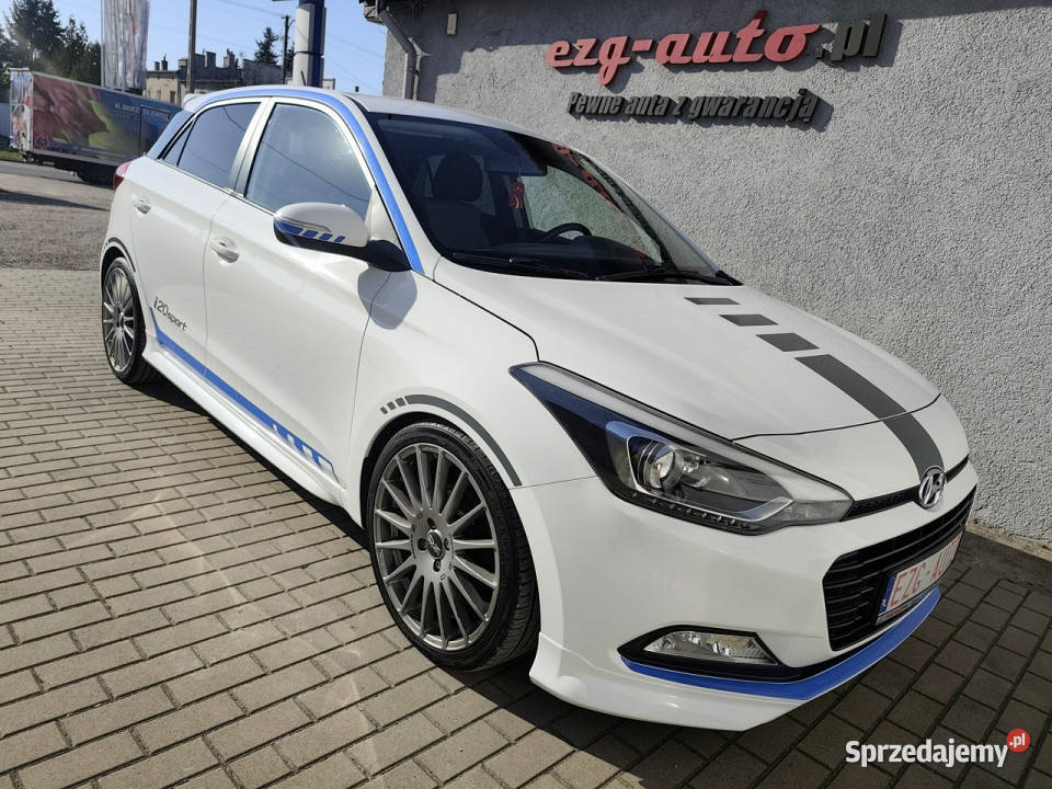Hyundai i20 SPORT Bezwypadkowy wyposażenie Zarejestrowany w Polsce Zgierz