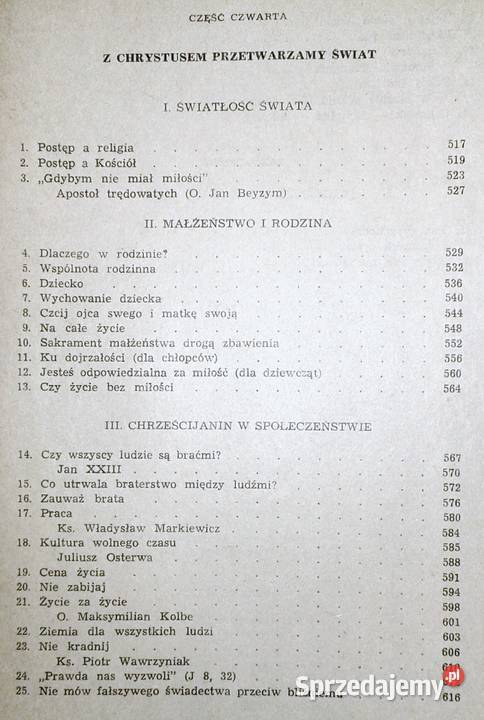 Katechizm Religii Katolickiej bp Piotr Chełm