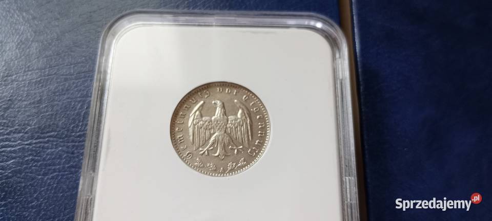 Stare monety 1 marka 1935 A grading Niemcy Lesko sprzedam