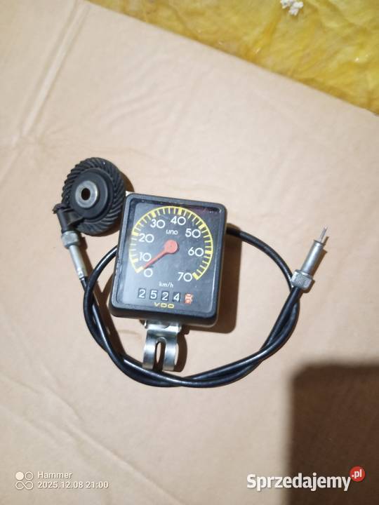 Licznik VDO z linką i ślimakiem SPRAWNY Ciosaniec