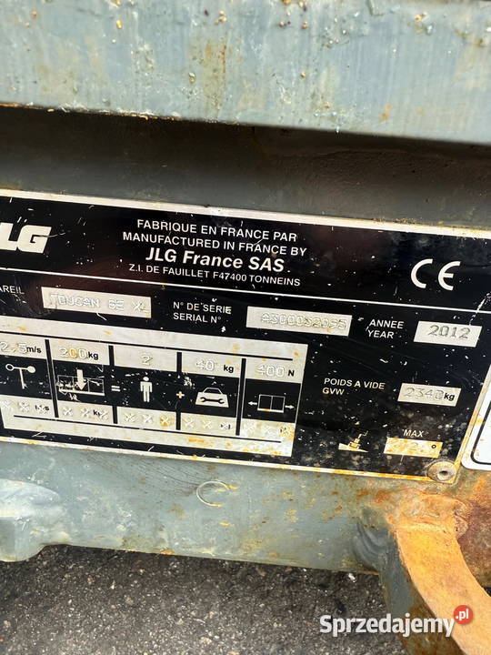 zwyżka podnośnik elektryczny JLG Toucan 8E Działoszyn sprzedam